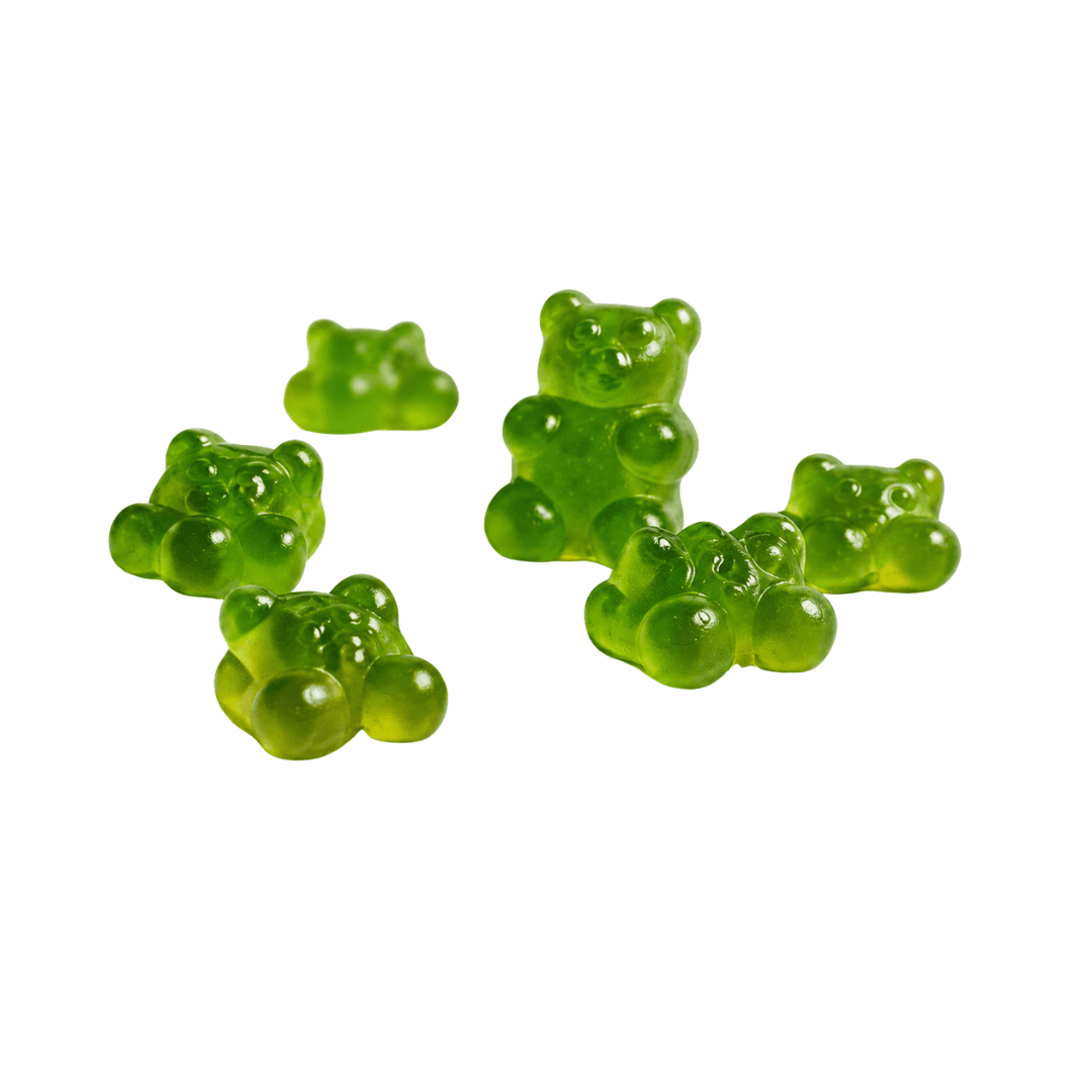 Green spirulina gummies